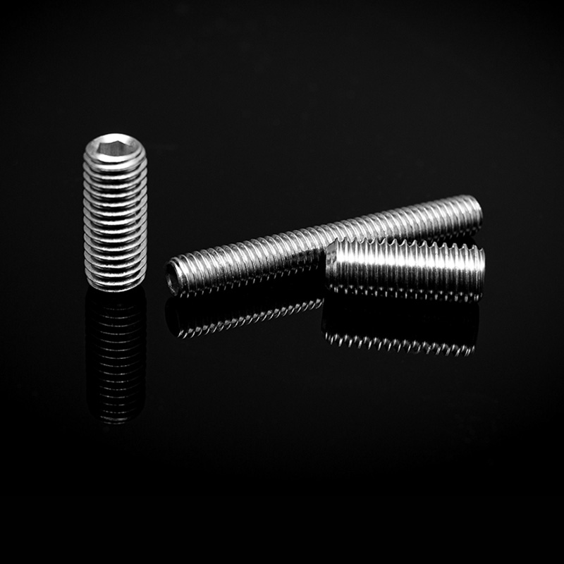 플랫 포인트가 있는 DIN 913 스테인레스 스틸 육각형 소켓 고정나사