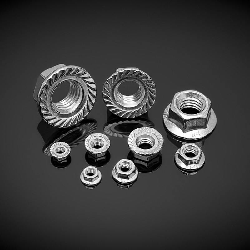 DIN 6923 스테인레스 스틸 육각형 플랜지 너트